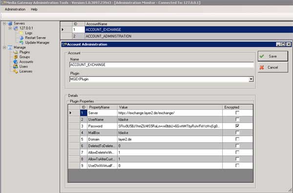 Exchange SharePoint Connection Setup