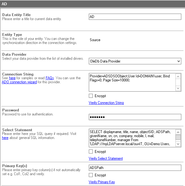 Integration of Active Directory