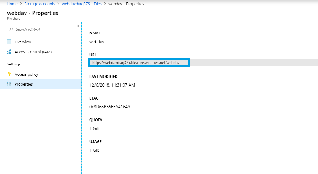 Azure file storage url Azure file storage url