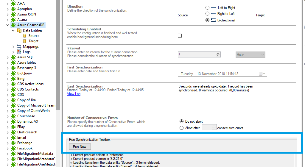 Step 5 CosmosDB data integration start