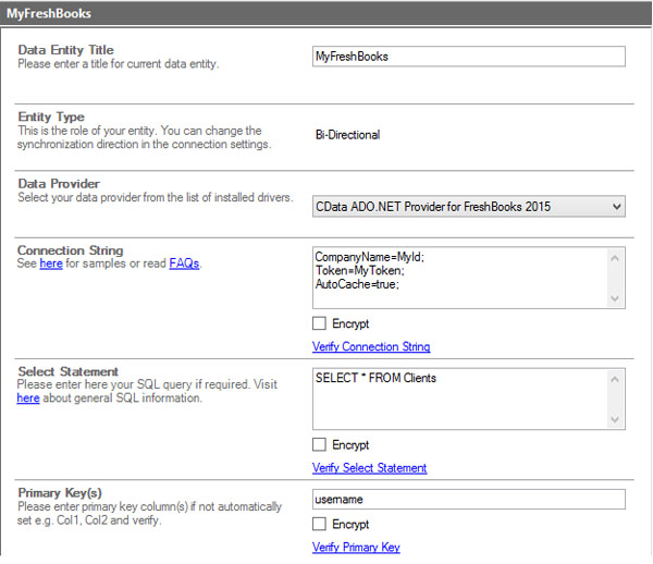 FreshBooks Data Integration Synchronization