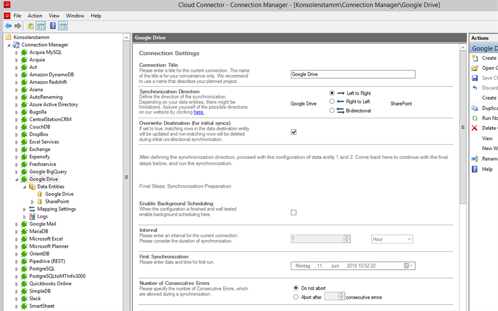 2-GoogleDrive_Layer2_Cloud_Connector_Configuration