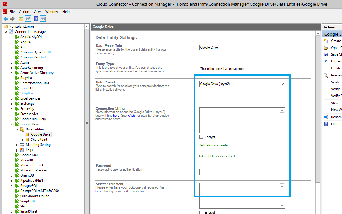 Layer2 Cloud Connector Entity 1 Configuration