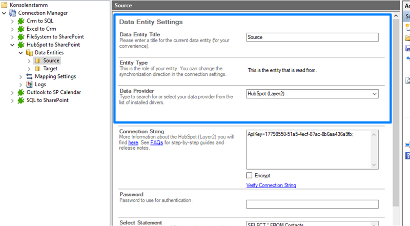 Step 2 Hubspot integration source setup