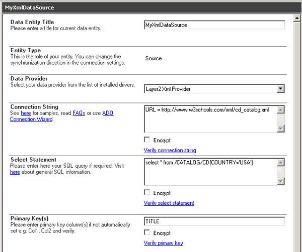 integrate xml datasource office 365 2