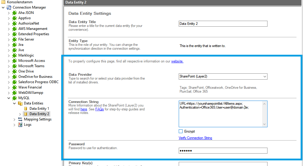 Step 3 MySQL integration target setup.png