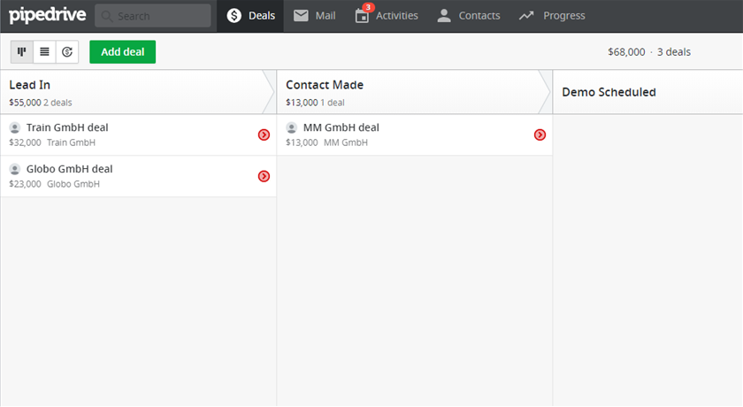 Data of pipedrive ready for integration with SharePoint